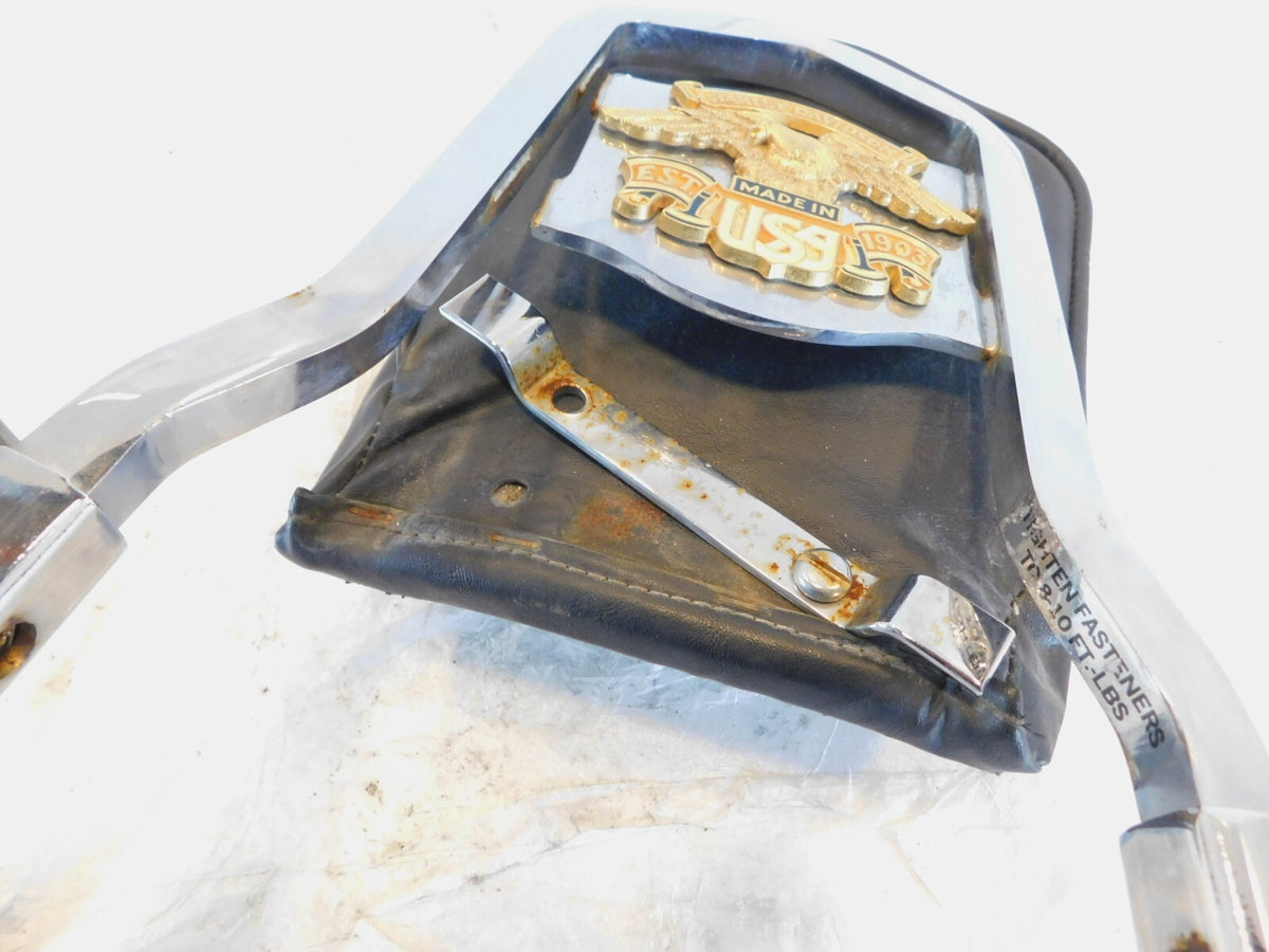 Harley Davidson Sportster 883 & 1200 Chrome Passenger Backrest Sissybar Upright