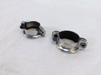 Harley Davidson FLT Tour Glide Ultra Classic Left & Right Mufffler Mount Clamps - C3 Cycle
