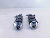 Harley Touring Dyna Sportster & Softail ISO Chrome & Rubber Footpeg Footrests - C3 Cycle