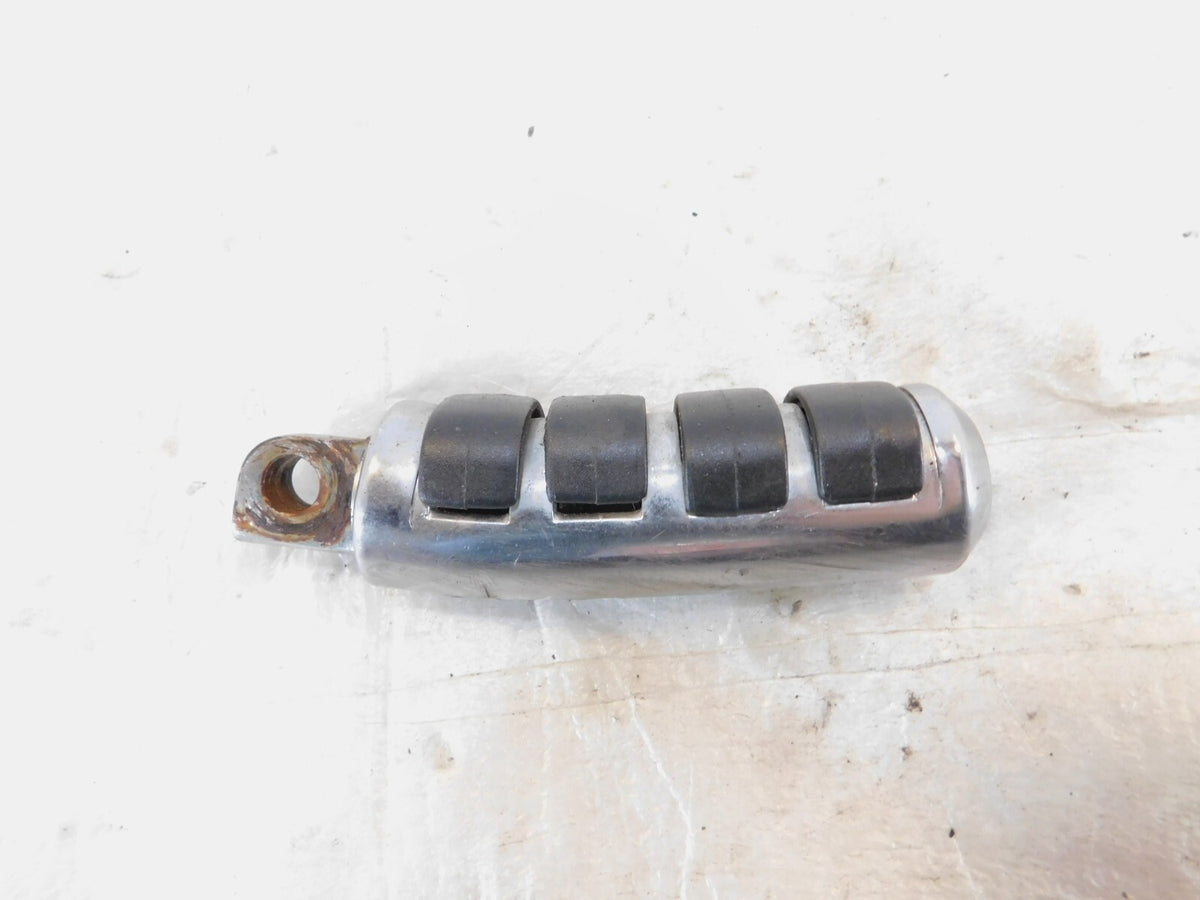 Harley Touring Dyna Sportster & Softail ISO Chrome & Rubber Footpeg Footrests - C3 Cycle