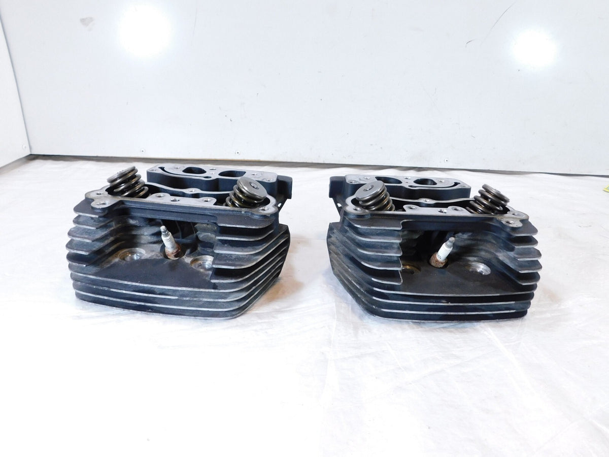 Harley Davidson Touring Softail & Dyna Black Cylinder Heads w/ Springs & Valves - C3 Cycle