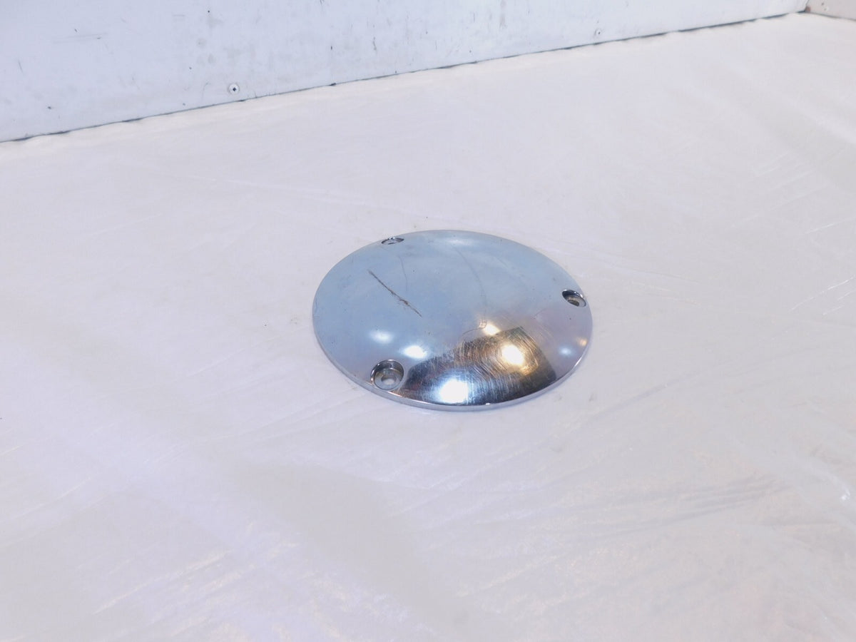 Harley Evo Softail Dyna & FXR Left Engine Motor Chrome Derby Clutch Cap Cover - C3 Cycle