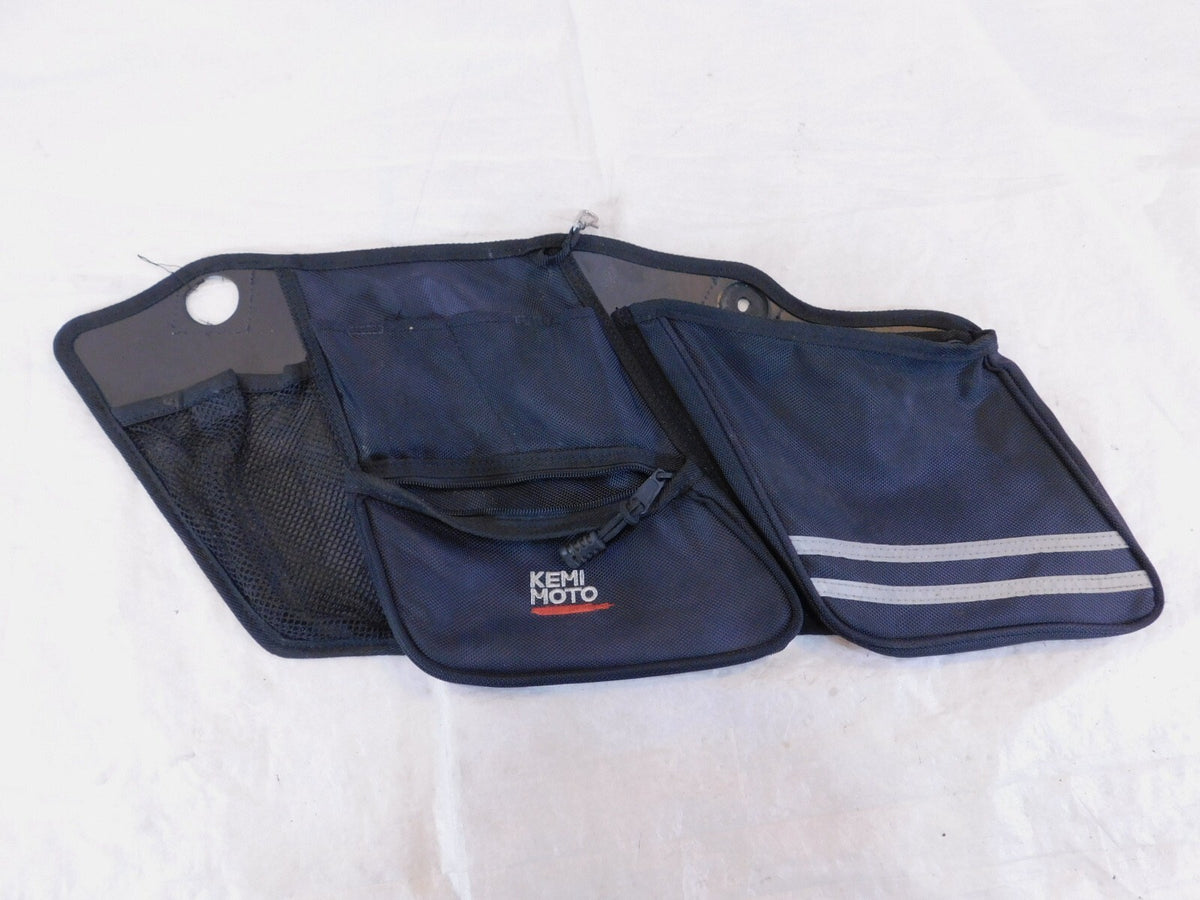 Harley Davidson Road King Electra Glide Black Left Black Saddlebag Side Bag - C3 Cycle