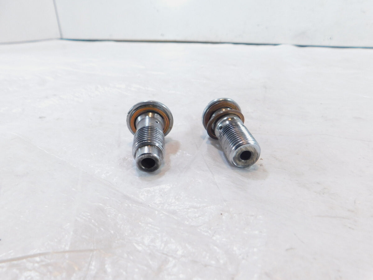 Yamaha Virago 700 750 1000 11000 Engine Motor Oil Pipe Line Hollow Banjo Bolts - C3 Cycle