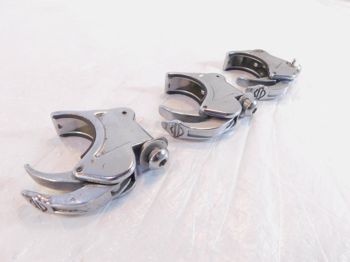 3 OEM Harley Sportster 883 & 1200 & Dyna 39mm Detachable Windshield Mount Clamp - C3 Cycle