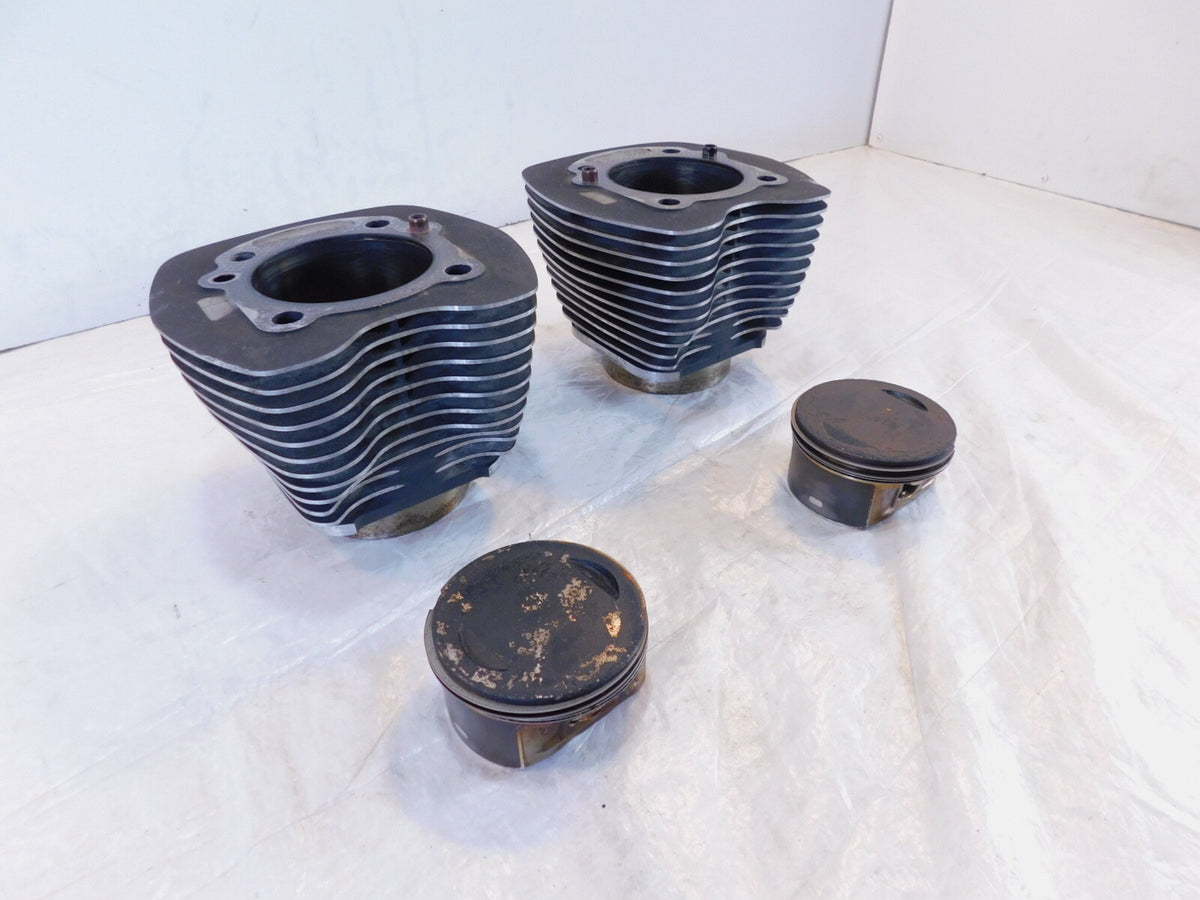 Harley Davidson Twin Cam Touring Dyna & Softail Engine Pistons & Black Cylinders - C3 Cycle