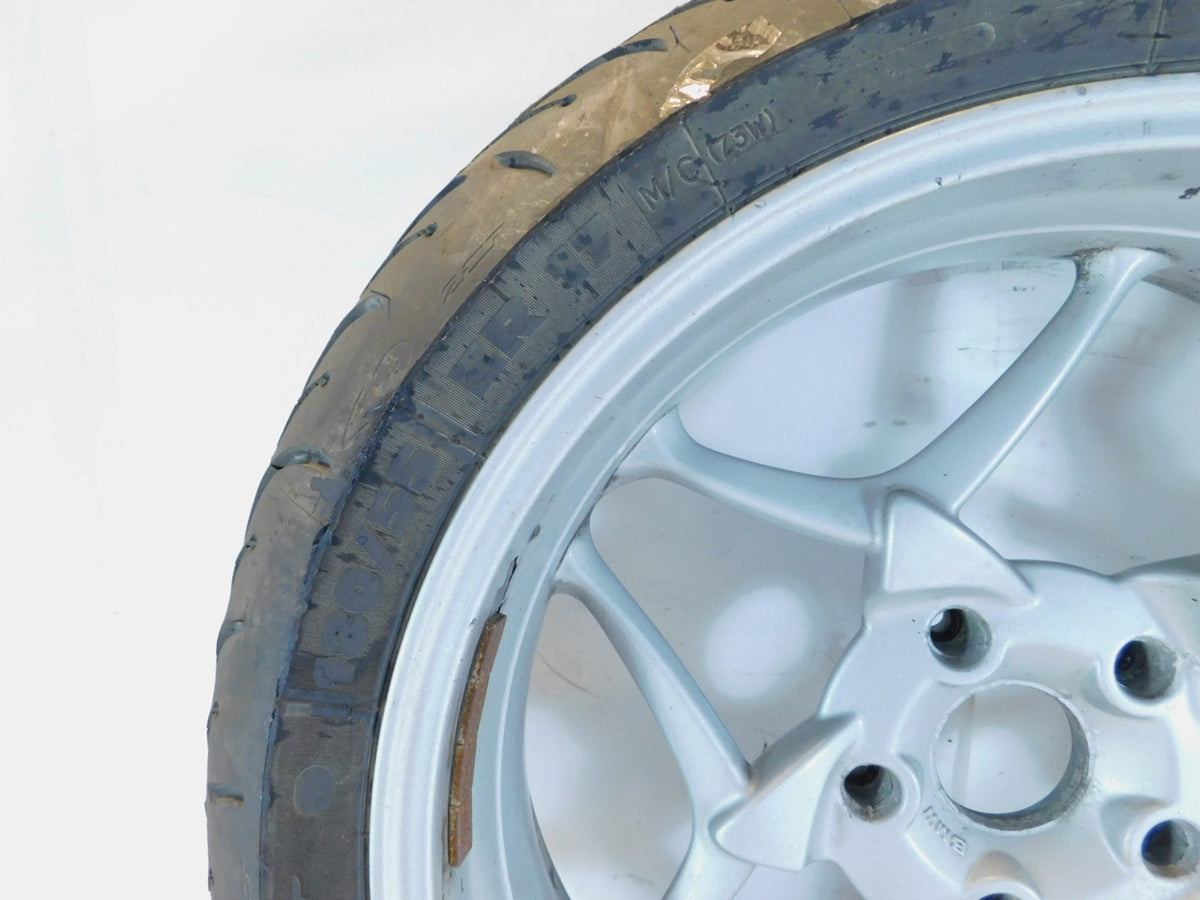 2005-2013 BMW R1200RT R1200ST R1200 RT ST R900RT Silver Back Rear Wheel w/ Tire - C3 Cycle