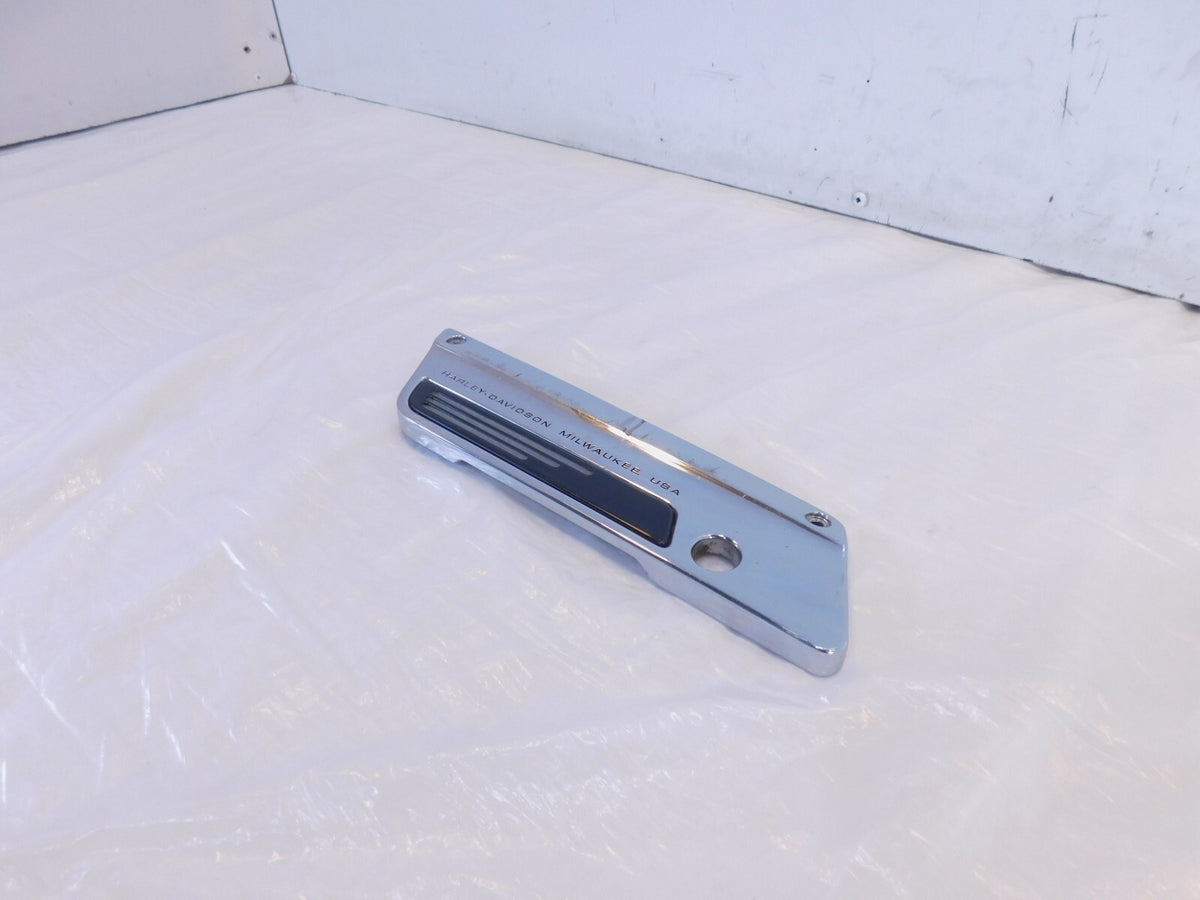 Harley Touring Road King Electra Street Glide Chrome Left Saddlebag Latch Cover - C3 Cycle