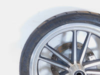 2008-2012 Harley Davidson Dyna Low Rider FXDL Silver Cast Front Rim Wheel - BENT - C3 Cycle