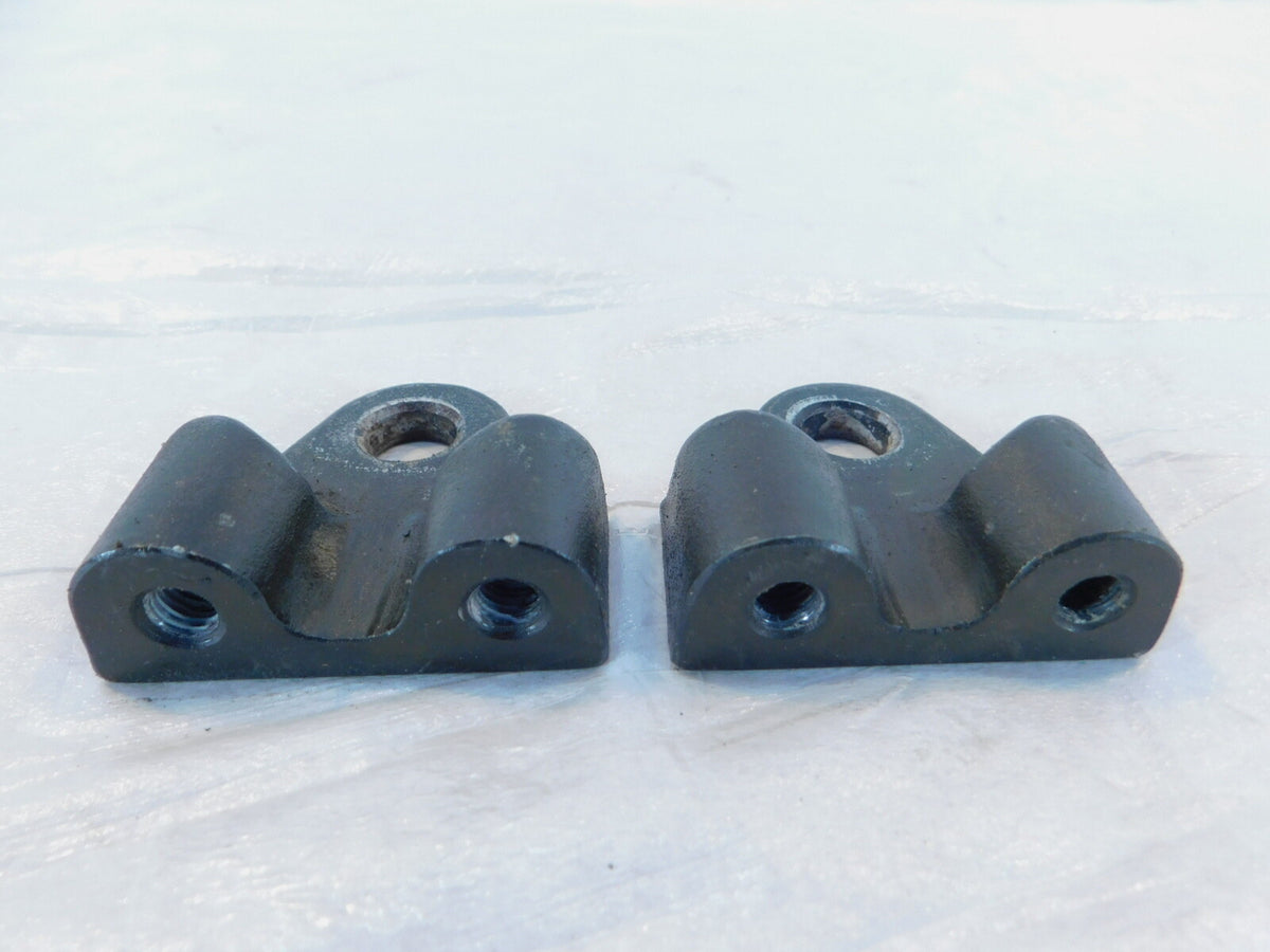 2003 2004 & 2005 Victory Vegas & Kingpin Black Front Engine Motor Mount Brackets - C3 Cycle