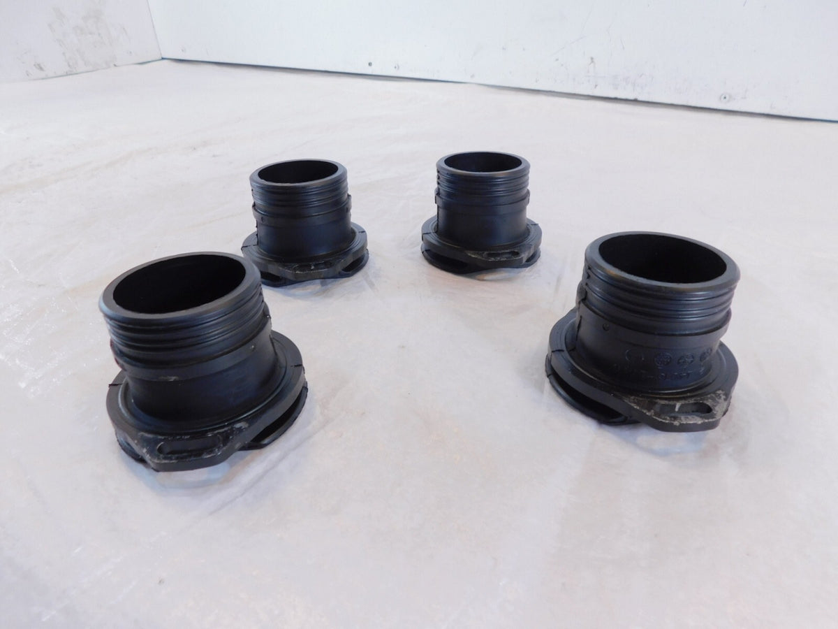 2000-2003 Kawasaki Ninja ZX12R ZX1200 Throttle Body Air Duct Tube Funnel Pipes - C3 Cycle