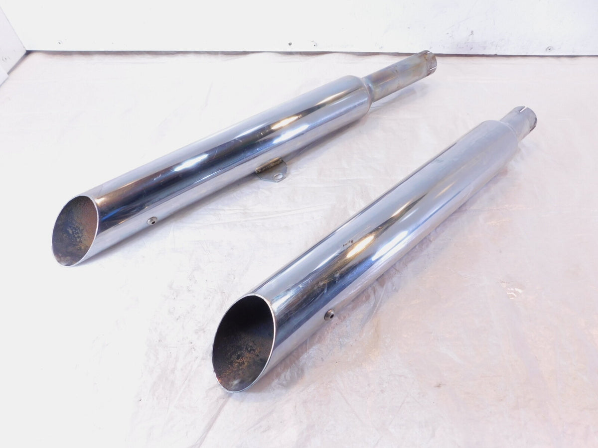 Harley Davidson Softail Heritage Classic & Springer Chrome Exhaust Pipe Mufflers