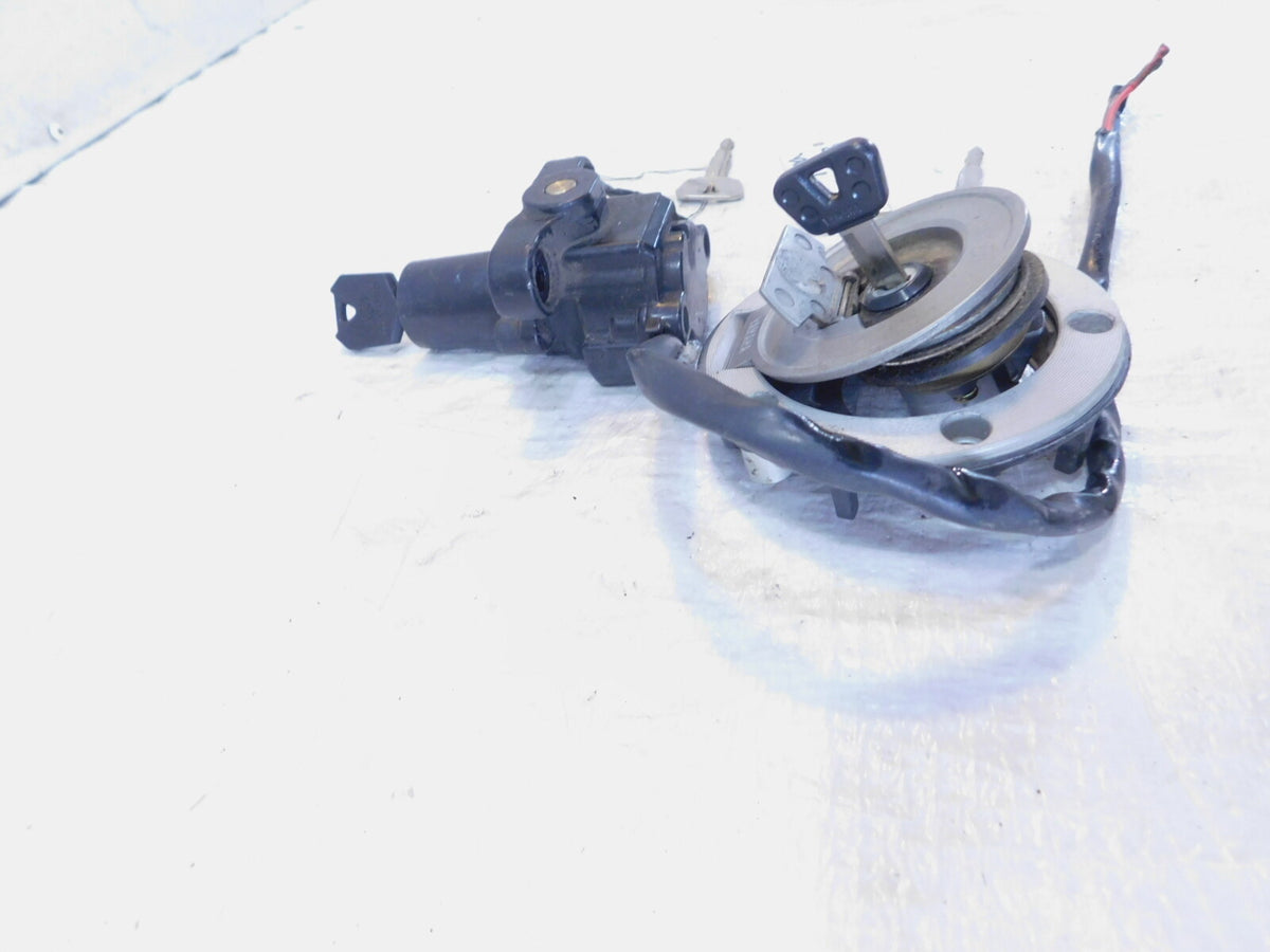 2003 Yamaha FJR1300 Ignition Key Switch Steering Lock & Gas Petrol Fuel Tank Cap - C3 Cycle