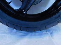 2002 & 2003 Ducati Monster 620 750 & 800 Black Rear Wheel Rim & Tire - Straight - C3 Cycle