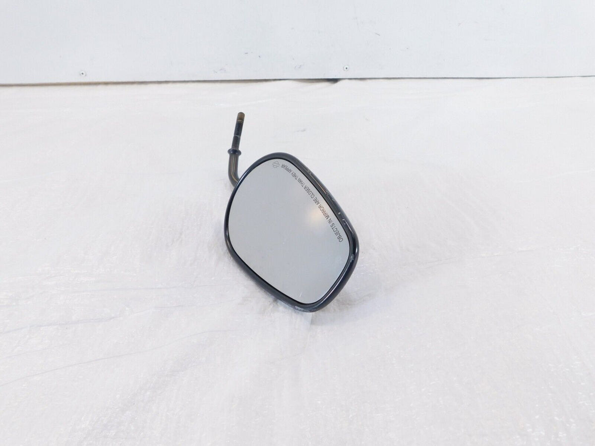 Harley Davidson FXR & Softail & Dyna & Sportster Black Left Rear View Mirror - C3 Cycle