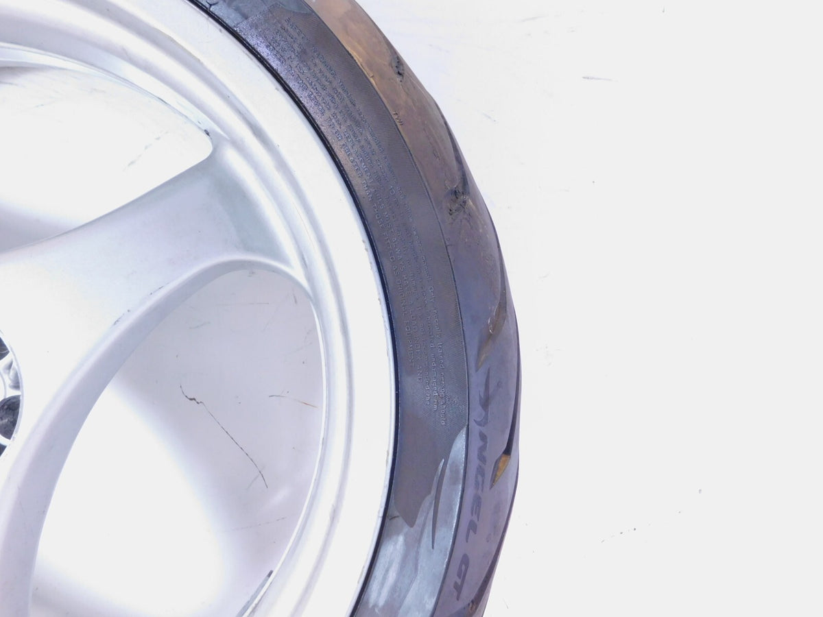 BMW R1100R R1100RT R1100RS R850R & K1 K1100LT Cast Silver Rear Wheel Rim & Tire - C3 Cycle