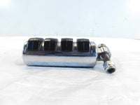 Harley Touring Dyna Sportster & Softail Chrome & Rubber Footpeg Footrest - C3 Cycle