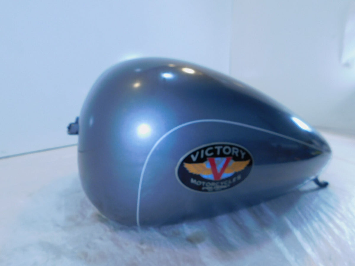 2000 Victory V92 Sport Cruiser Silver Grey Gray Fuel Gas Petrol Tank Assembly - C3 Cycle