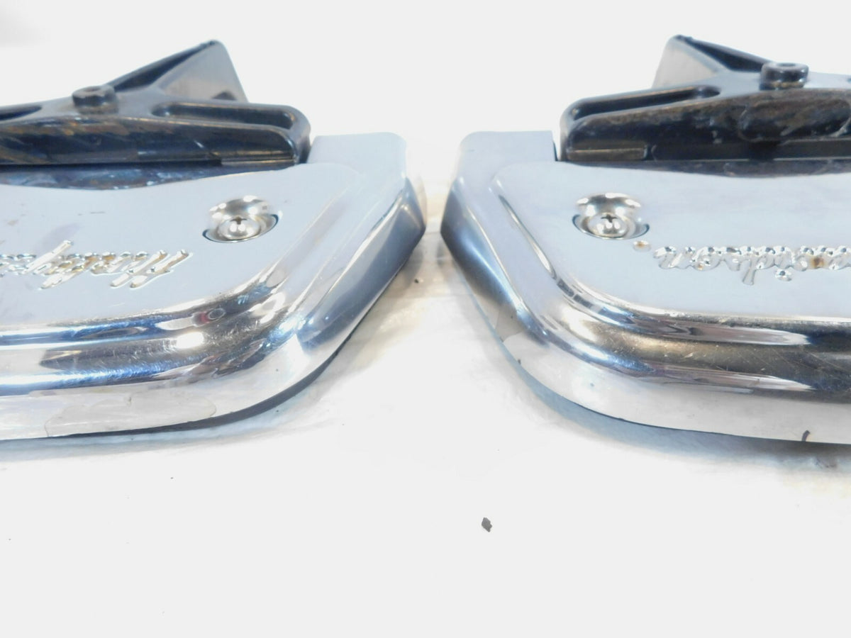 Harley Road King Electra Glide Passenger Footboard Floorboards & Mount Brackets