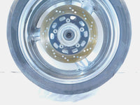 2002 2003 2004 2005 Kawasaki ZZR1200 ZX1200C Chrome Rear Wheel Rim - 17" & Rotor - C3 Cycle