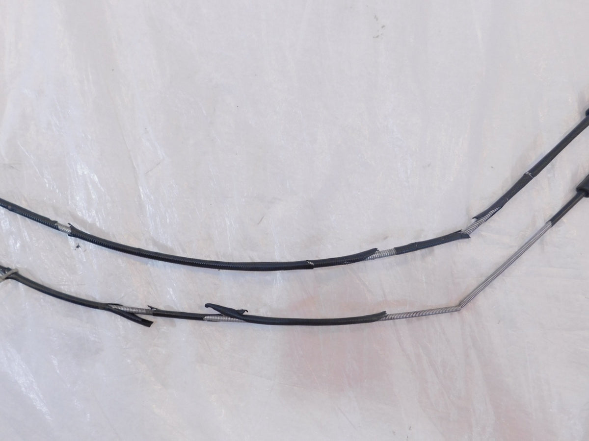 Pair Harley Davidson Sportster 883 Hugger & XLH 1200 Throttle & Idle Cable Lines - C3 Cycle