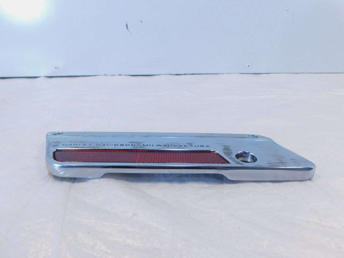 Harley Touring Road King Electra Street Glide Chrome Left Saddlebag Latch Cover - C3 Cycle