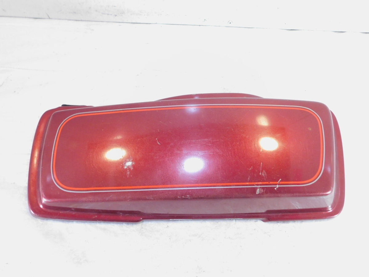 Harley Davidson Road King Street & Electra Glide Red Right Saddlebag Cover Lid - C3 Cycle