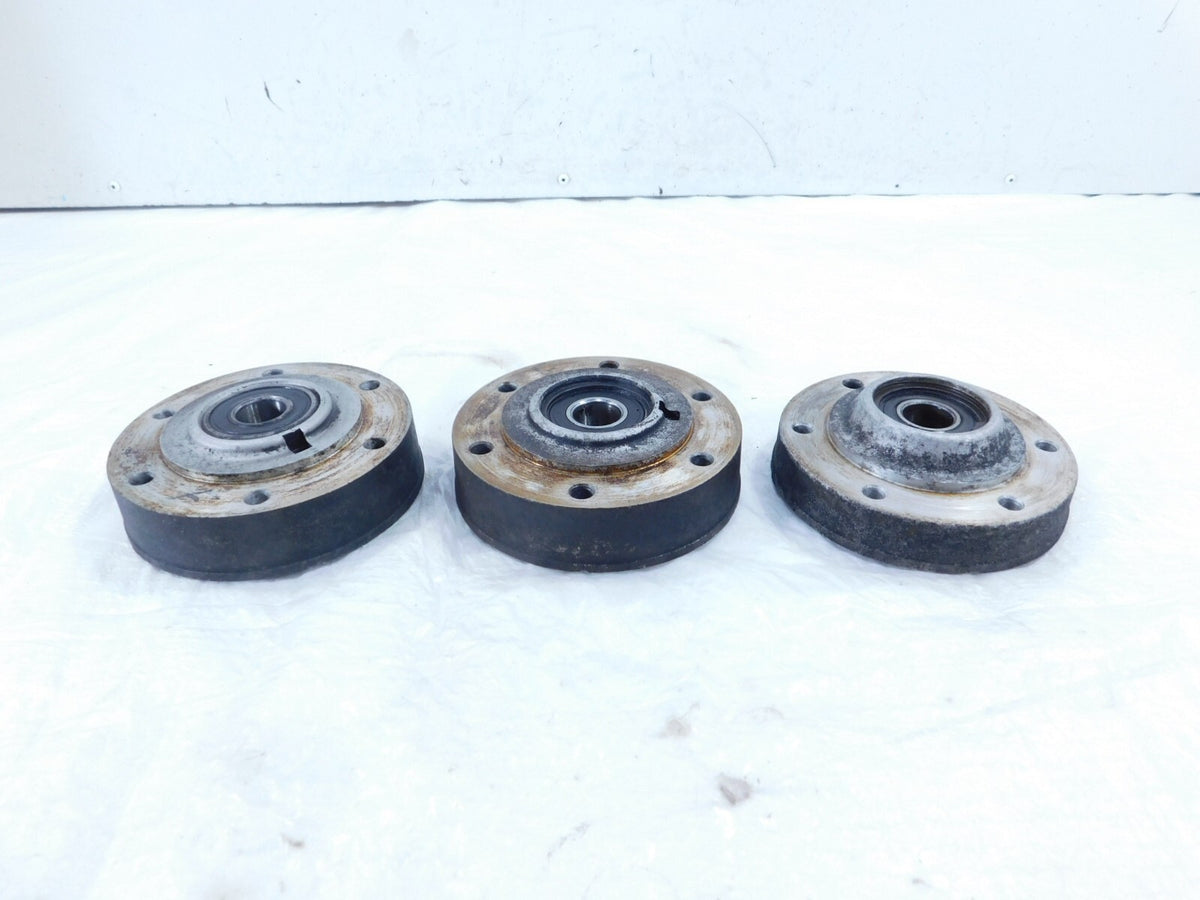 1976 76 Moto Guzzi Convert I V1000 Front/Rear Wheel Brake Rotor Hub Flanges - C3 Cycle