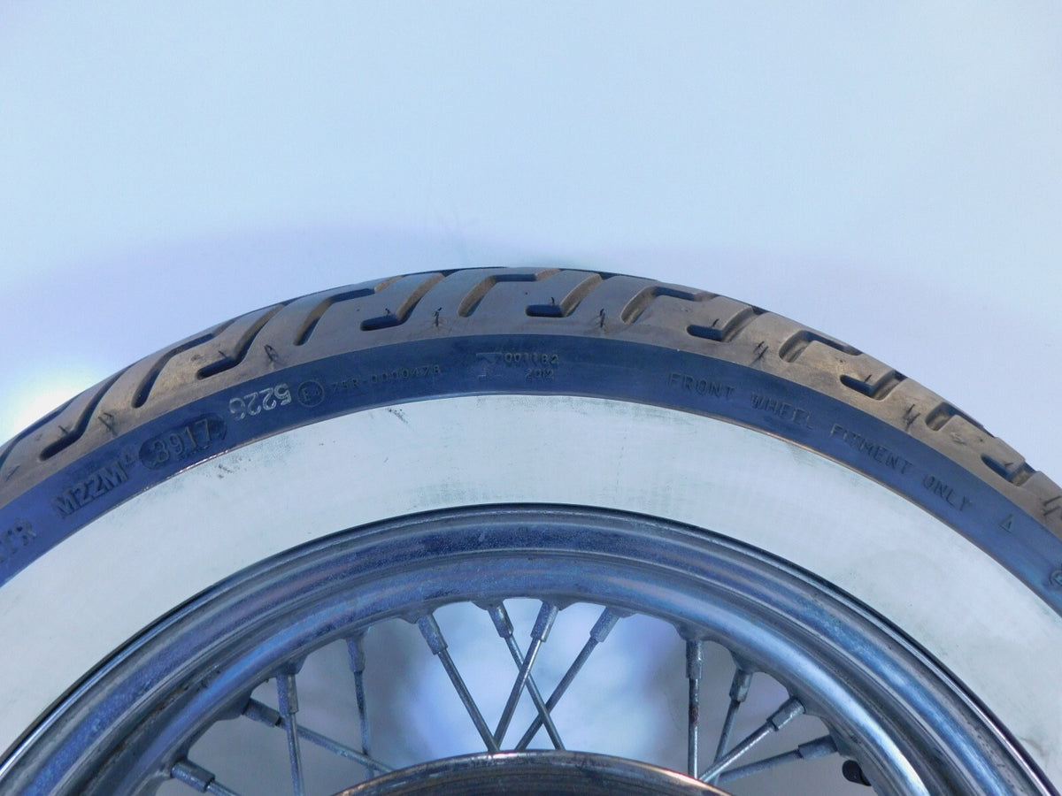 Harley Davidson Softail Heritage Classic & Deluxe Spoked Front Wheel Rim w/ Tire - C3 Cycle