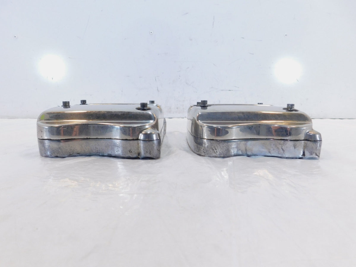 Harley Davidson Sportster 883 & 1200 Chrome Cylinder Head Cover Rocker Boxes - C3 Cycle