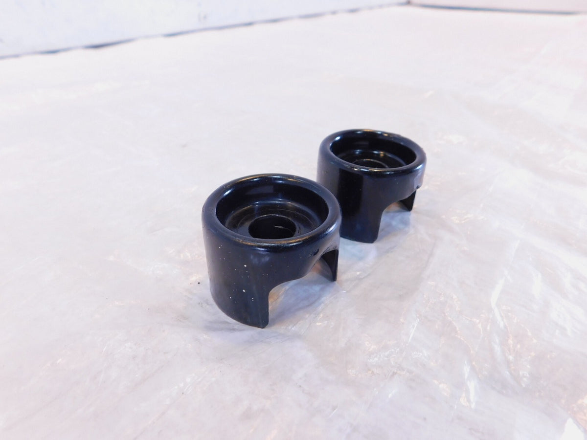 Harley Davidson Sportster 883 & 1200 Black Rear Shock Absorber Top Bolt Covers - C3 Cycle