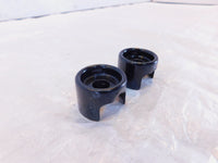 Harley Davidson Sportster 883 & 1200 Black Rear Shock Absorber Top Bolt Covers - C3 Cycle