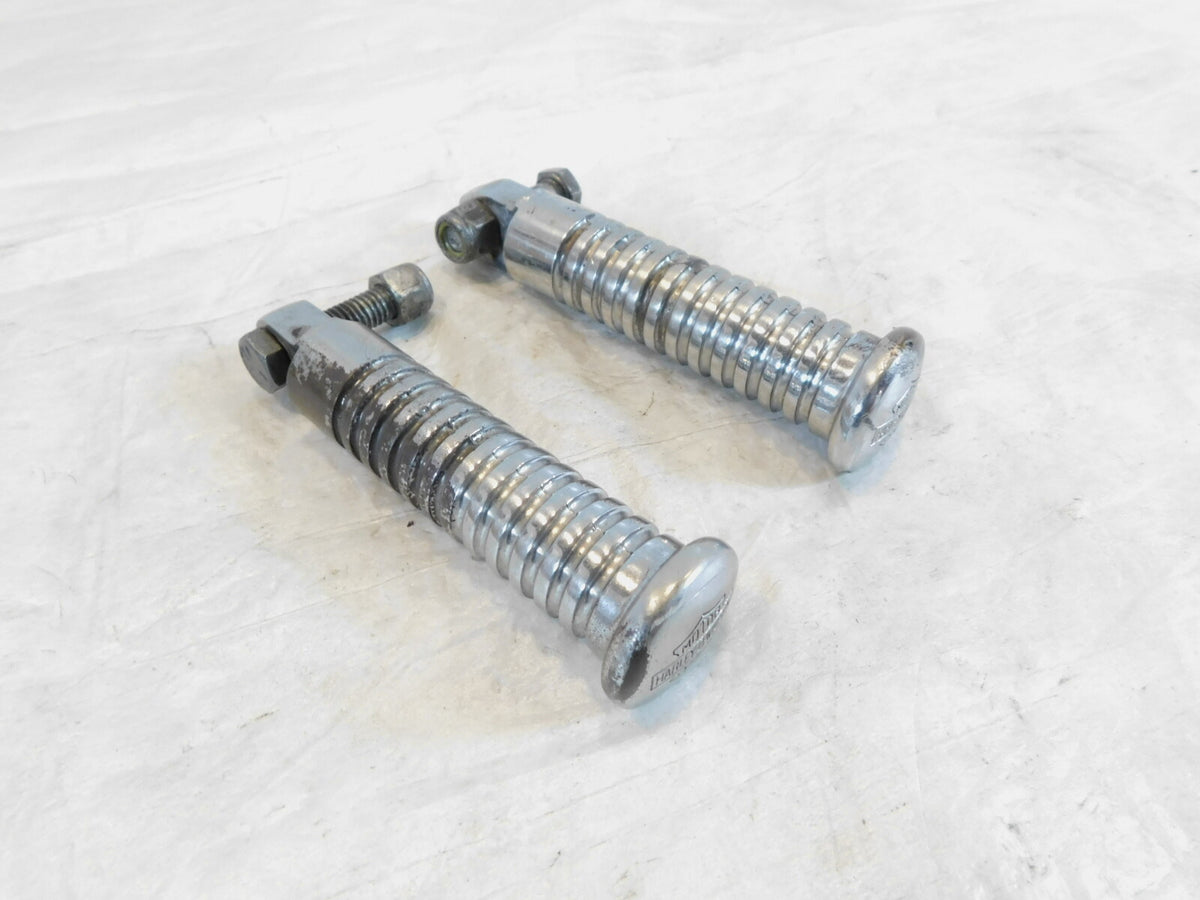 Harley Davidson FXR Dyna Sportster Softail Left & Right Footpegs Footrests