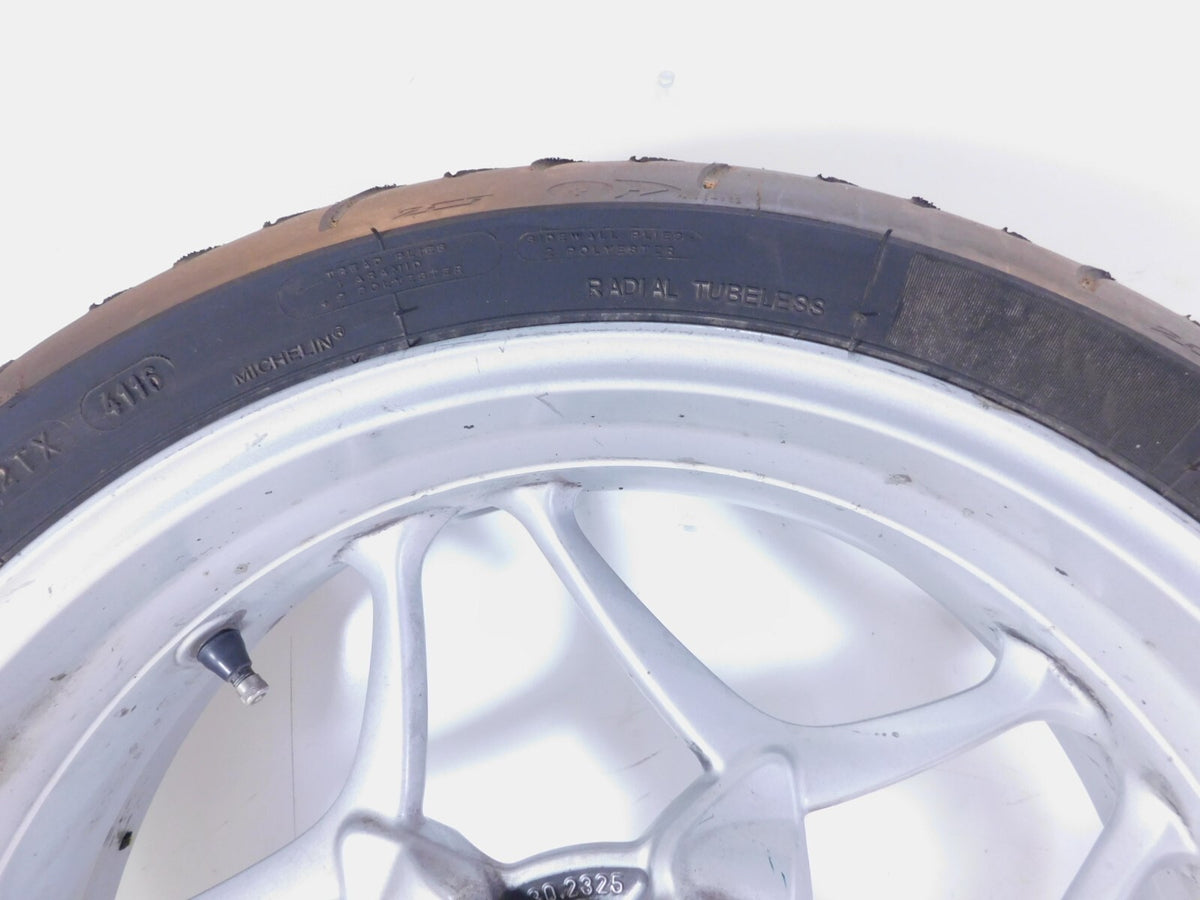 2005-2013 BMW R1200RT R1200ST R1200 RT ST R900RT Silver Back Rear Wheel & Tire - C3 Cycle