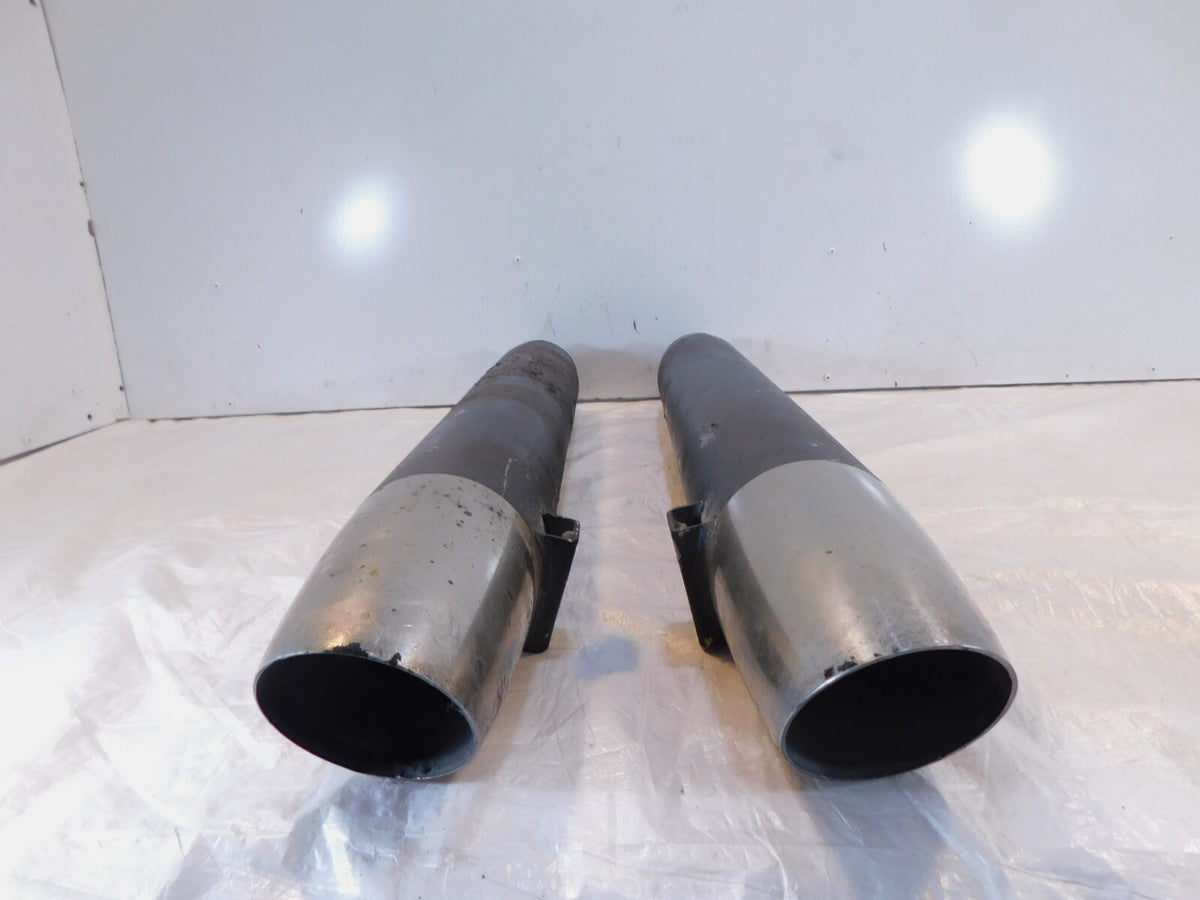 Indian Chief & Chieftain Dark Horse Left & Right Exhaust Header Pipe Mufflers - C3 Cycle