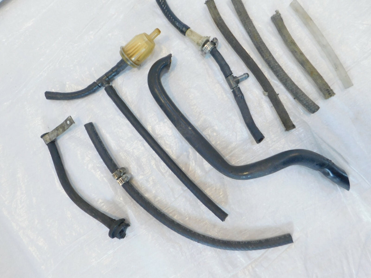 1977 77 BMW Airhead R100 R100/7 Misc Engine Motor Air Fuel Hose Pipe Line Lot - C3 Cycle