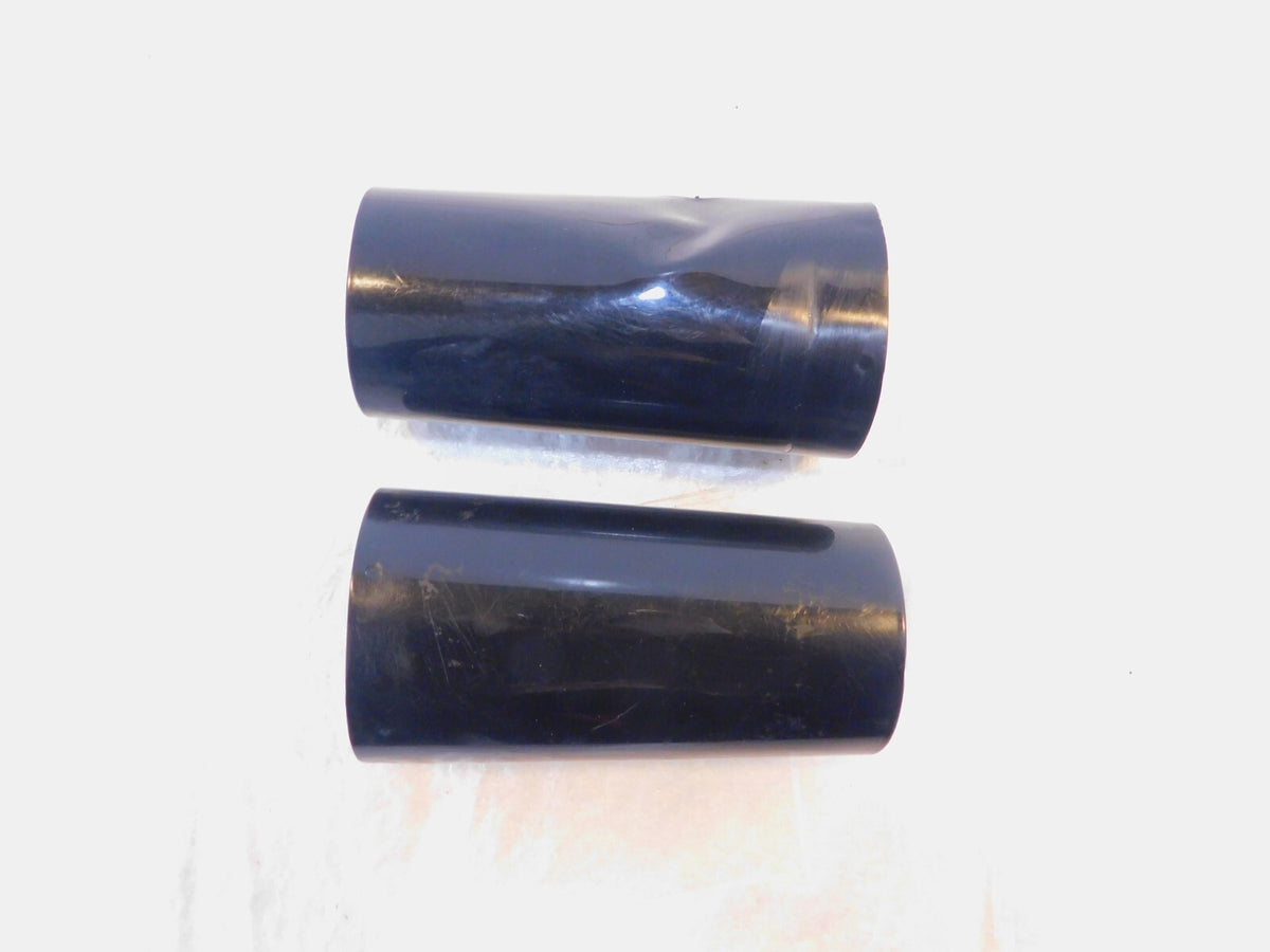 Harley TRoad King & Electra Glide & Softail Black Front Fork Slider Cover Tins - C3 Cycle