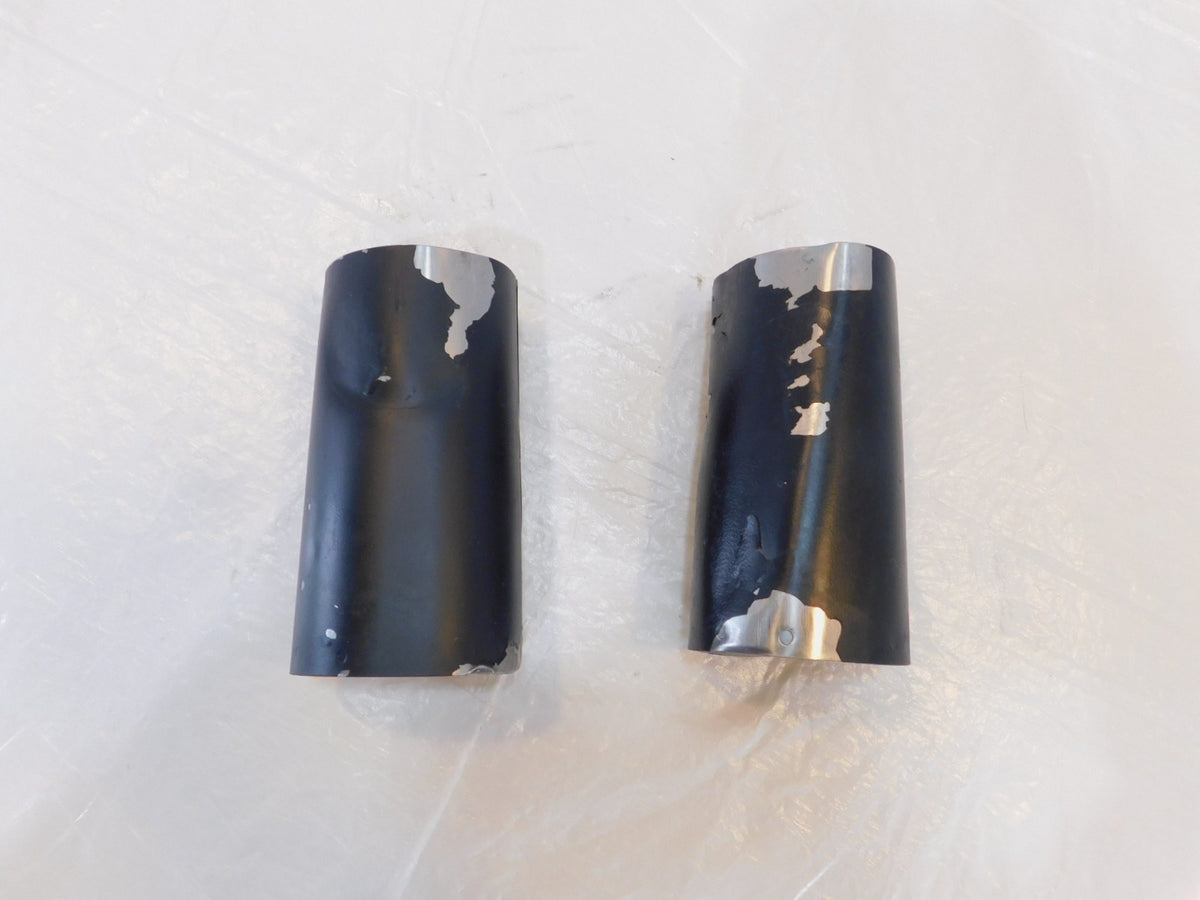 Harley Road King & Electra Glide & Softail Black Front Fork Slider Cover Tins - C3 Cycle