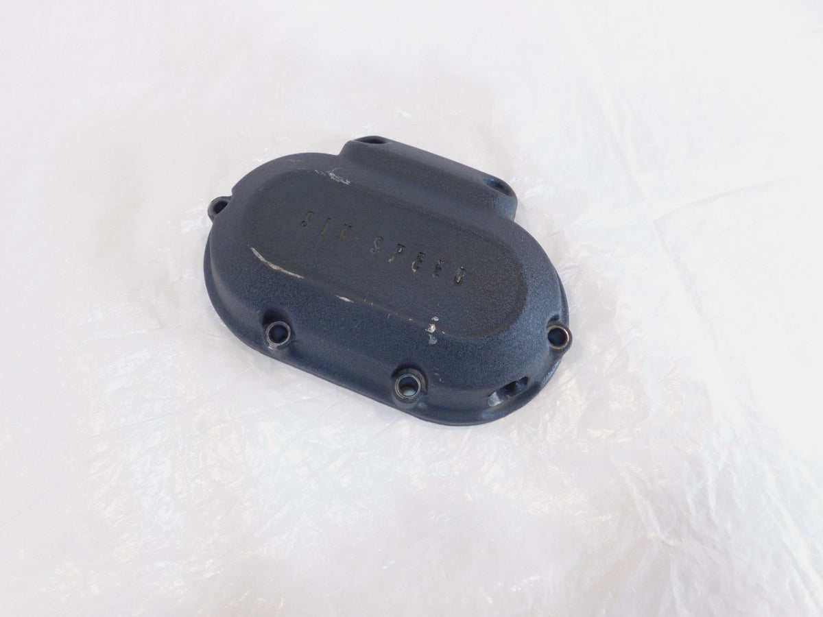 Harley Electra Glide Dyna & Softail Twin Cam Black Transmission Side Cover Cap - C3 Cycle