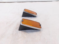 1982 82 Yamaha XJ750 Maxim 750 Front Left/Right Side Frame Orange Reflectors - C3 Cycle