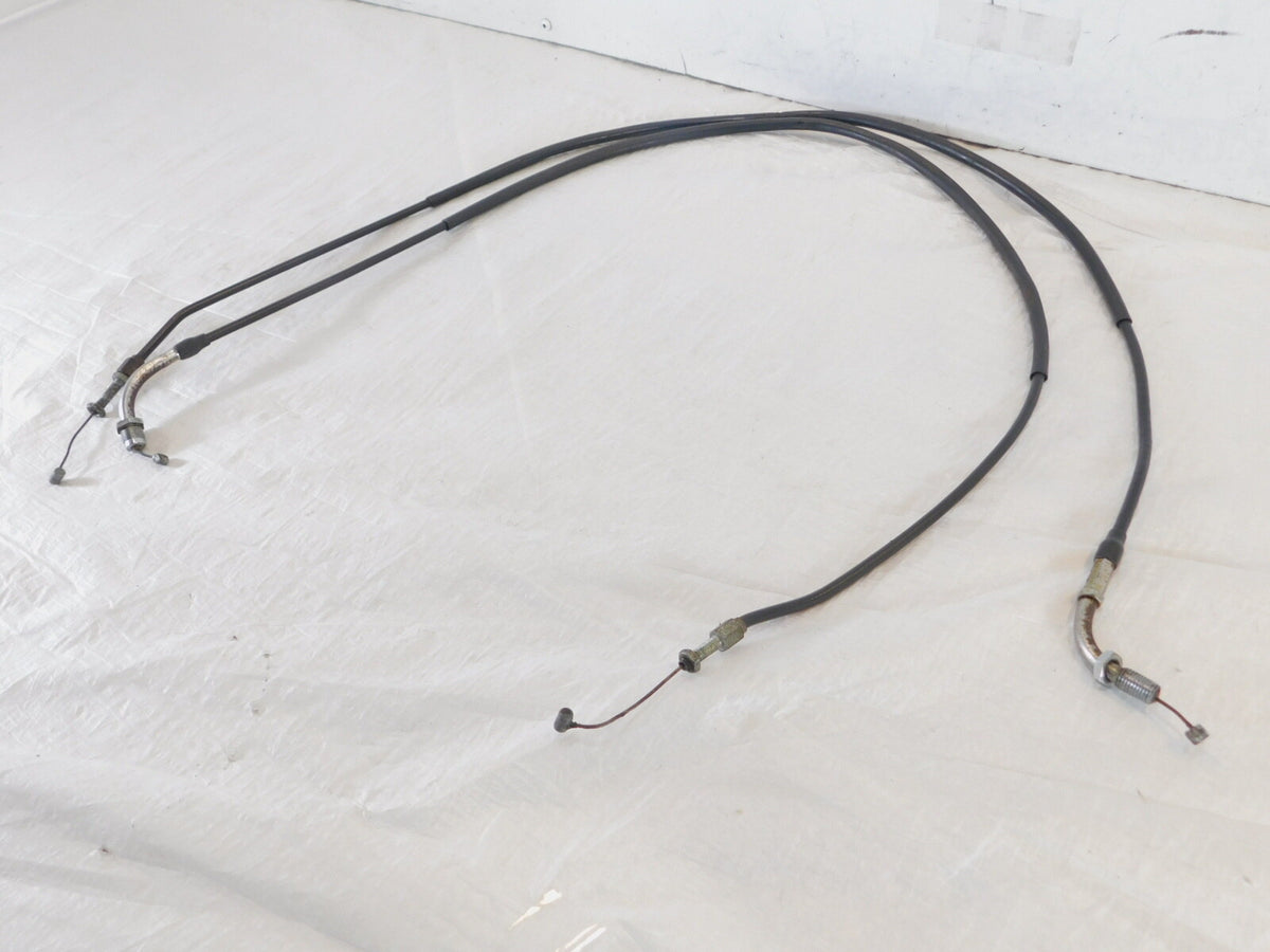 1978-1981 CX500 500 Deluxe Standard Front Handlebar Cables Throttle Open/Close - C3 Cycle