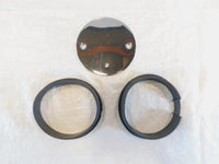 Harley Davidson Sportster 1200 & Dyna Tachometer Tach Chrome Backplate & Seal - C3 Cycle