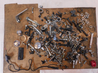2005 05 Victory Vegas Misc Hardware Nuts Bolts Brackets Washers Parts Box Lot - C3 Cycle