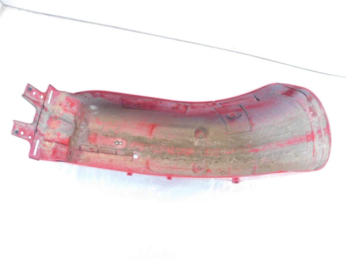 1998-2007 Honda VT1100 Shadow 1100 Red & White Rear Wheel Mudguard Cover Fender - C3 Cycle