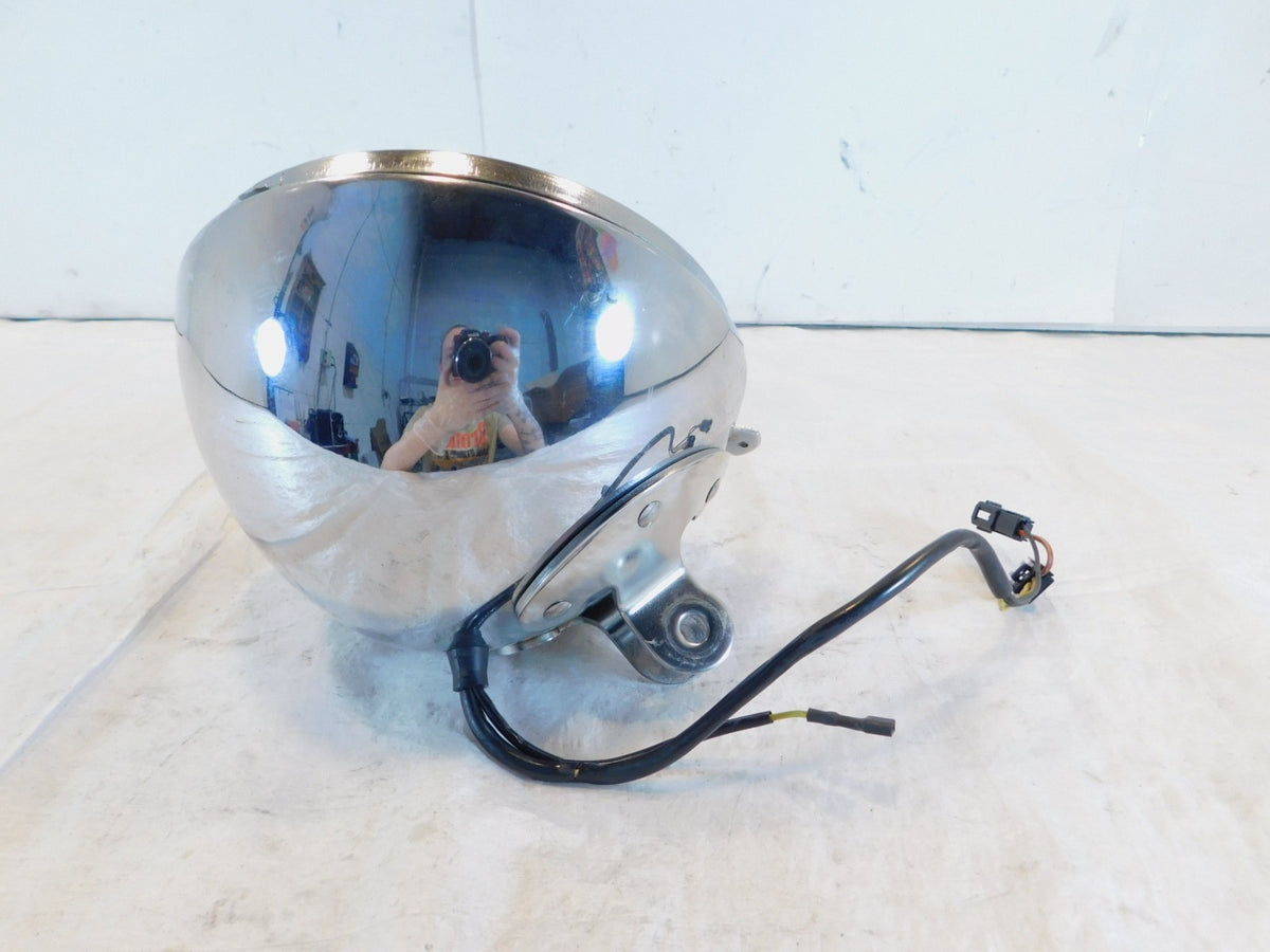Harley Softail Heritage Classic & Fat Boy Chrome Shell Headlight Housing Bucket - C3 Cycle