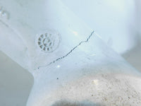 1995 & 1996 Buell M2 Thunderbolt Marchesini White Front Wheel Rim & Tire - Crack - C3 Cycle