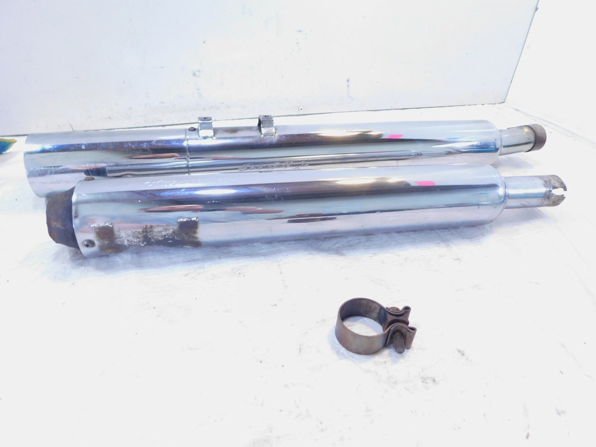 Harley Electra Glide & Road King Screamin Eagle Slip on Exhaust Pipe Mufflers - C3 Cycle