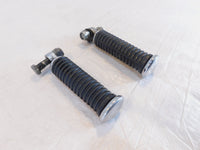 Harley Touring FXR Dyna Sportster & Softail Black Rubber Footpegs Footrests