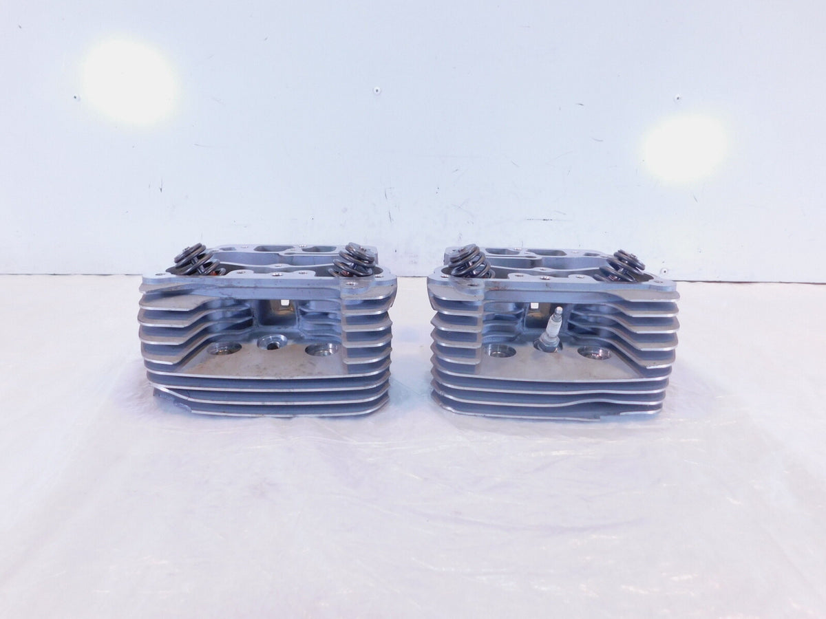 2012-2013 Harley Davidson FXS Softail Blackline Silver Cylinder Heads w/ Valves - C3 Cycle