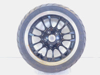 Piaggio Vespa Sprint 50 125 150 Black Spoked Front Wheel Rim w/ Tire 12x3 - C3 Cycle
